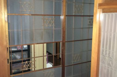 アクリル板へ交換(施工前)