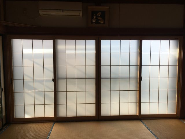 1階和室 4枚引違(施工後)