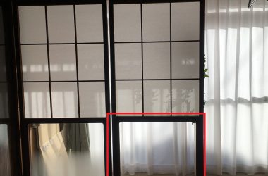 ガラス修繕(施工前)