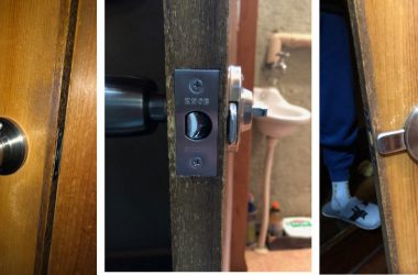 トイレドアノブ修繕(施工前)