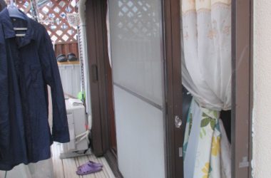 網戸設置(施工前)