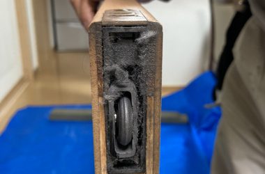 戸車交換(施工前)
