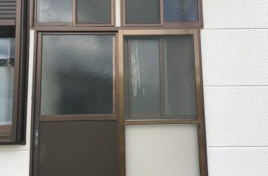 補助錠取付(施工前)